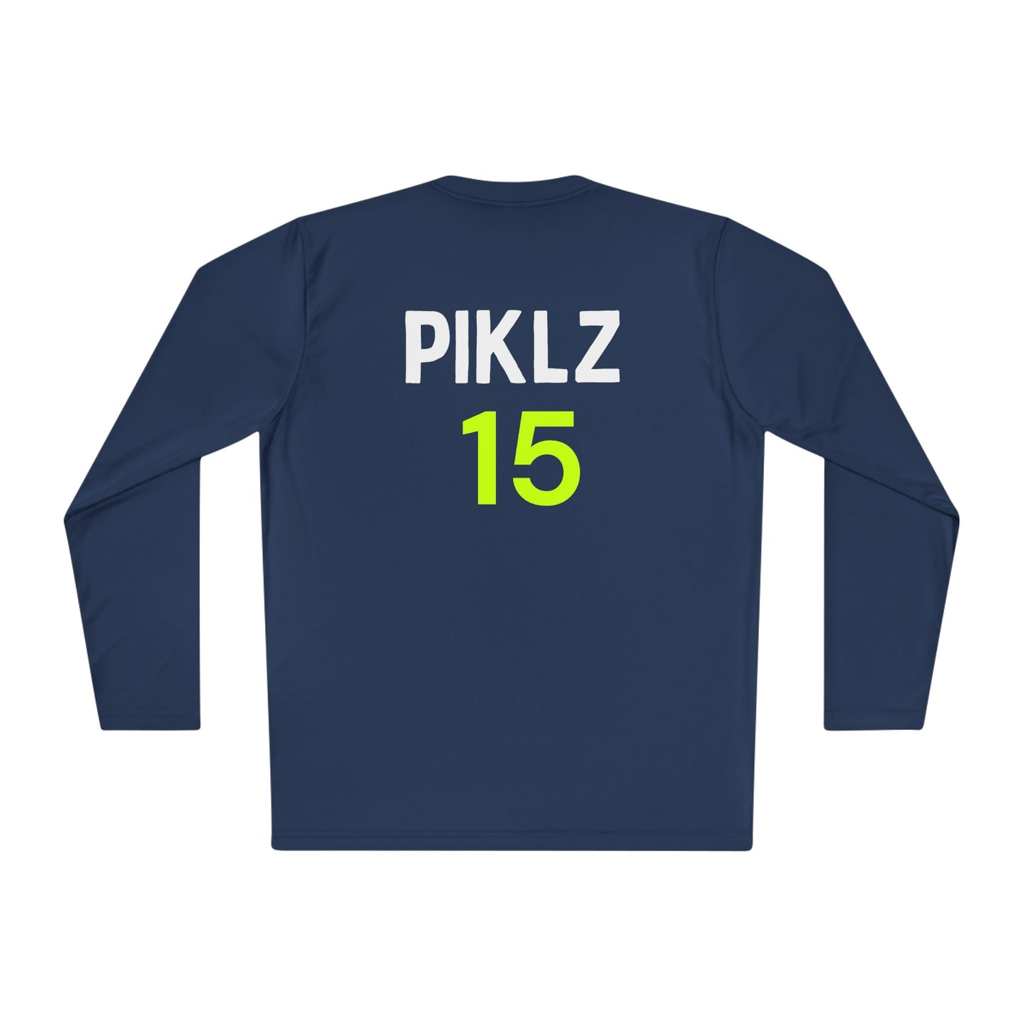 PICKLZ SPF 40 Men’s Cut/Unisex Moisture Wicking Lightweight Long Sleeve Tee - add your number in instructions