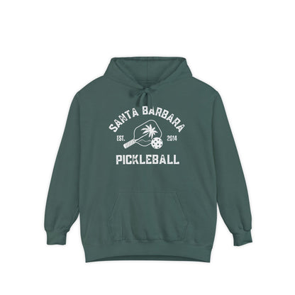 Adult Santa Barbara Pickleball Unisex Garment-Dyed Hoodie- can have name on back