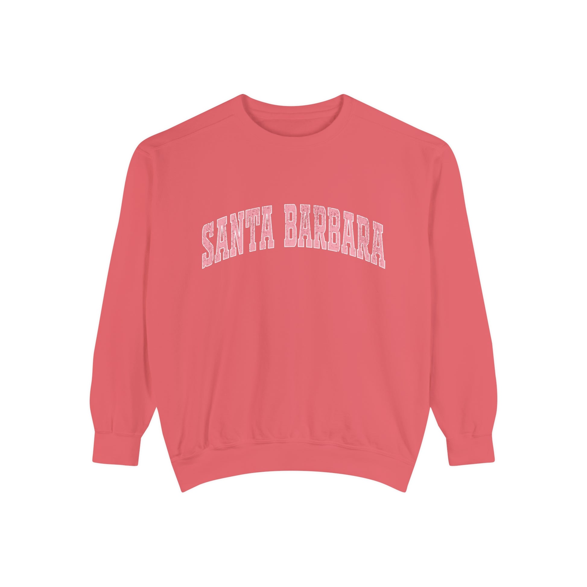 Santa Barbara Embroidered Vintage Crew Neck Sweatshirt