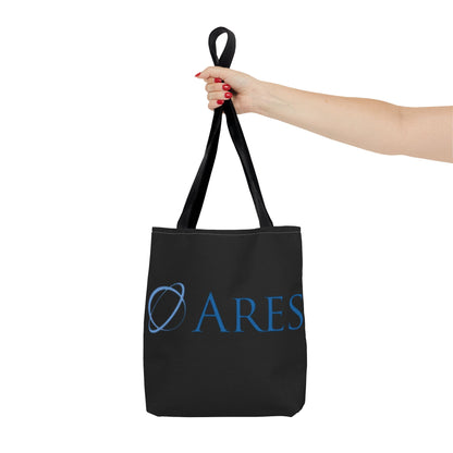 Ares Logo Tote Bag - Stylish Black Carryall for Everyday Use
