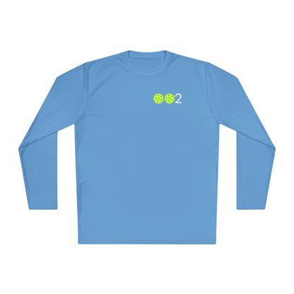 PICKLZ SPF 40 Men’s Cut/Unisex Moisture Wicking Lightweight Long Sleeve Tee - add your number in instructions