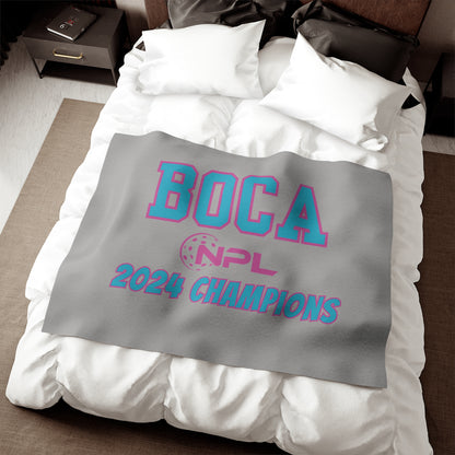 BOCA NPL Champions ‘24 Sweatshirt Blanket