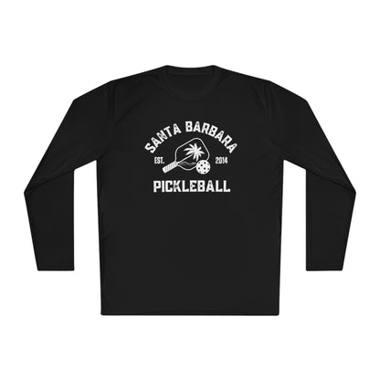 Santa Barbara Pickleball - Dark colors- Unisex Lightweight Long Sleeve Tee Moisture Wicking