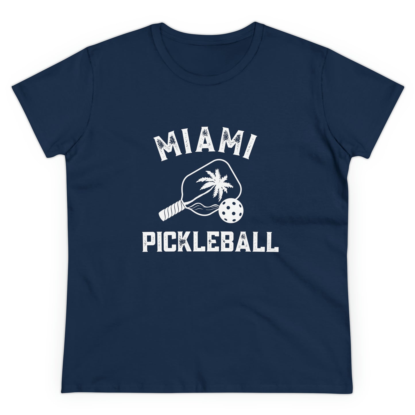 Miami Pickleball - Women's Midweight Cotton Tee