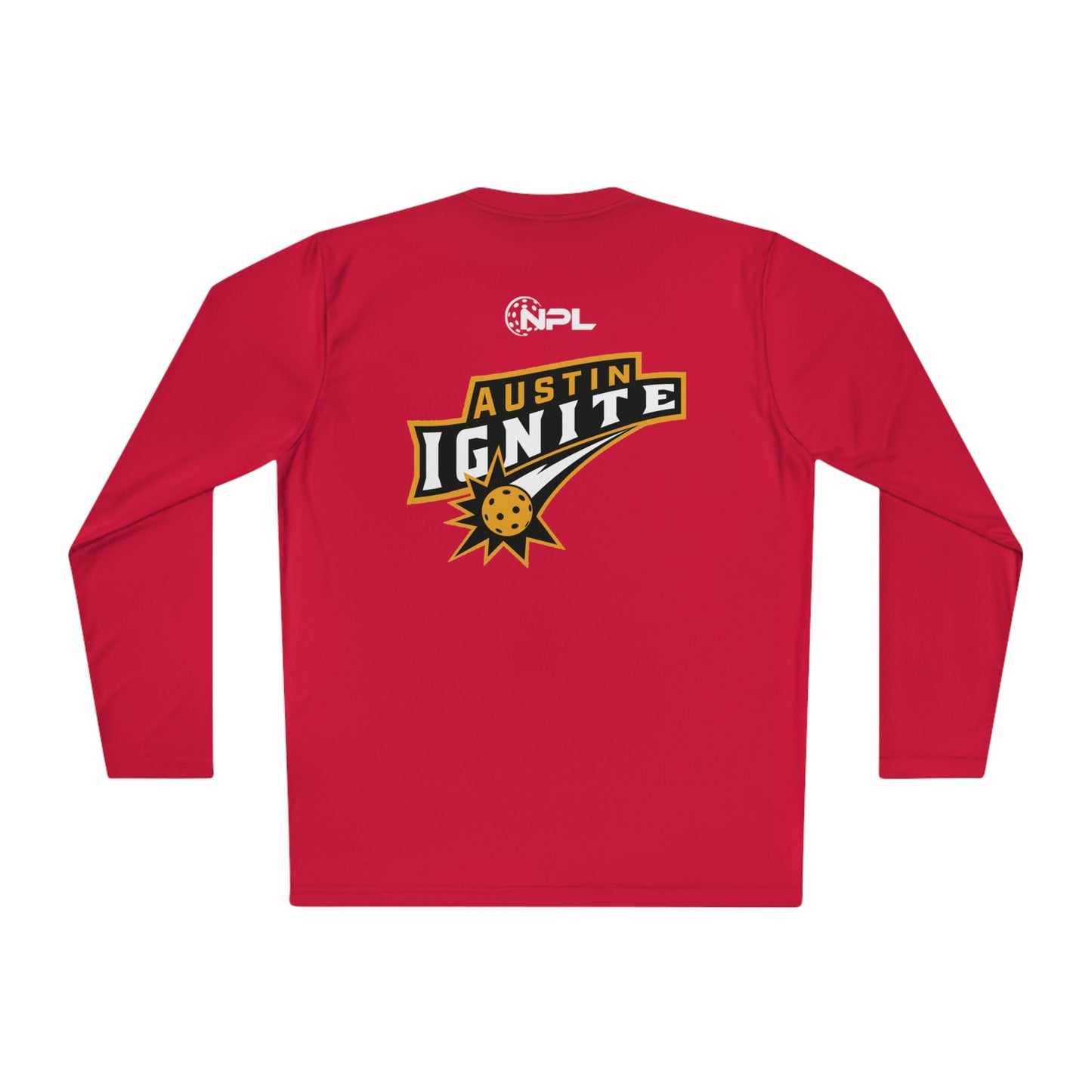 Austin Ignite NPL Team - Unisex Fuller Cut -Moisture Wicking Lightweight Long Sleeve, SPF 40 - customize back