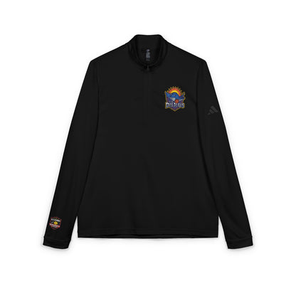 The Del Rays Embroidered Unisex ADIDAS® SPF 50 Quarter-Zip Pullover