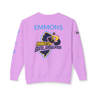 Princeton Bruisers Garment Dyed Customized Beach Crew. Customize back