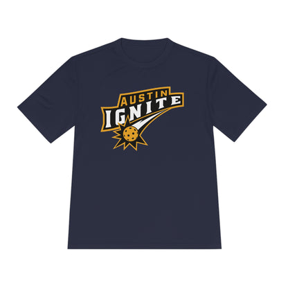 Austin Ignite NPL Team - Unisex (fuller cut)  Moisture Wicking T - customize  back