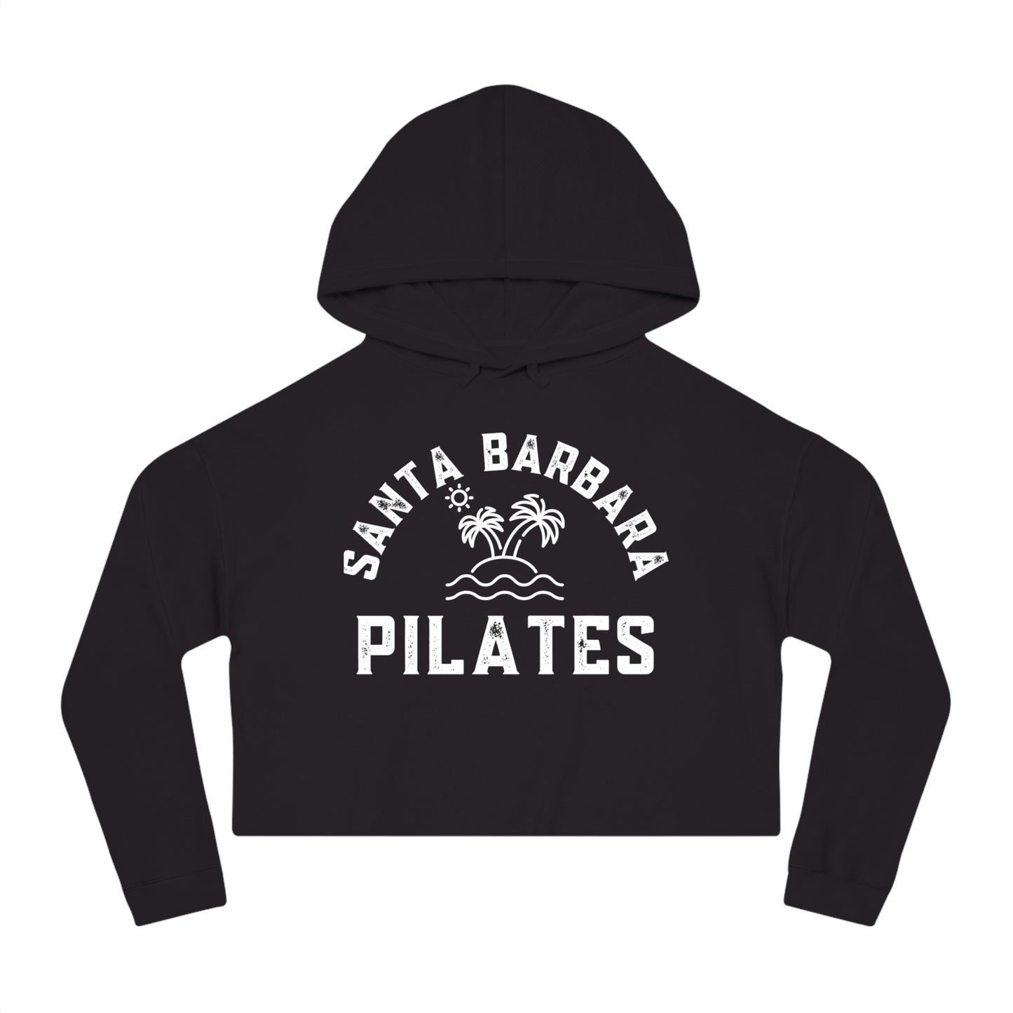 Santa Barbara Pilates Women’s Cropped Hooded Sweatshirt