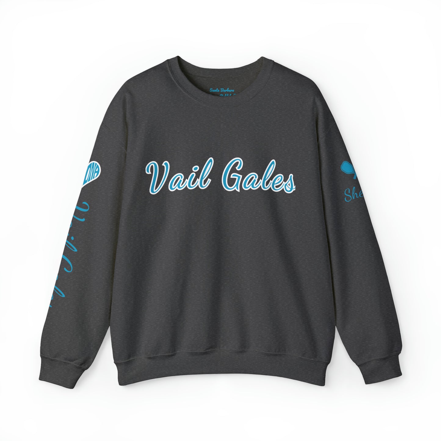 Vail Gales Pickleball Script Crew Sweatshirt - Customized