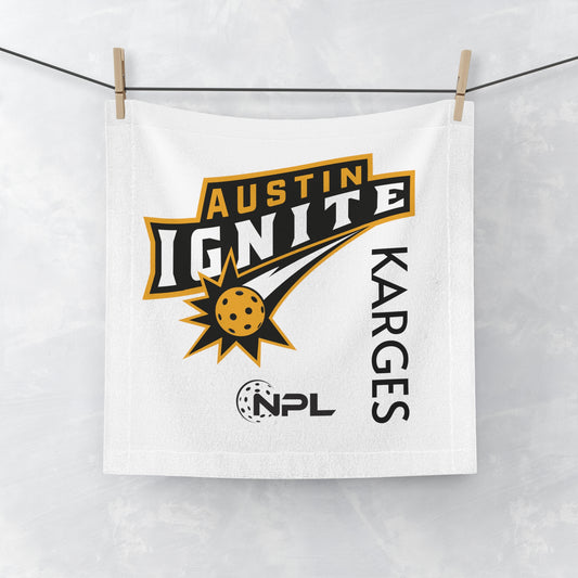 Austin Ignite NPL Team - Customized Pickleball Face Towel