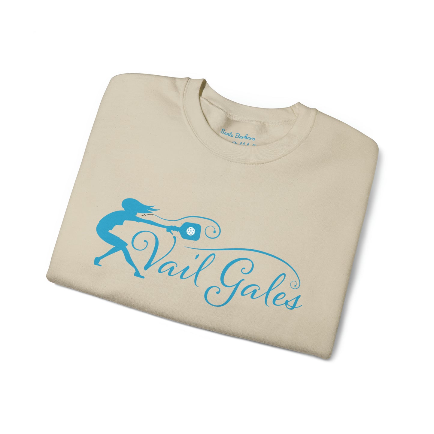 Vail Gale Pickleball Logo Crew Sweathshirt -Customize Sleeve