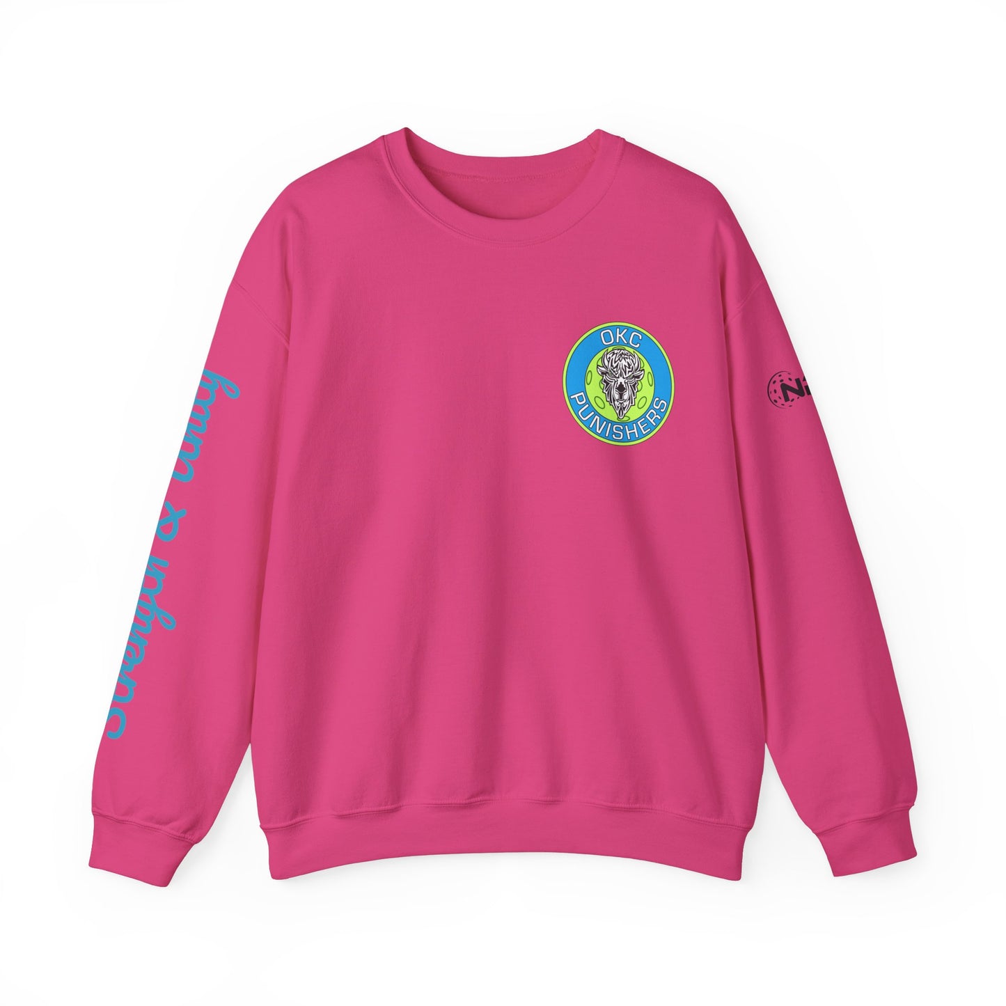 OKC Punishers NPL - 50% cotton, soft Unisex Crew -add name sleeve or back