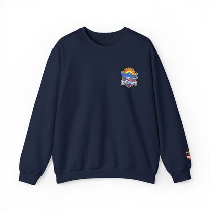 The Del Rays Unisex Embroidered Left Chest, Cuff only Crew