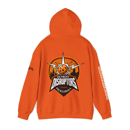 Detroit Disruptors Unisex Hoodie - Customize Sleeve or Back w/ Name - 50% cotton/poly (add in instructions)