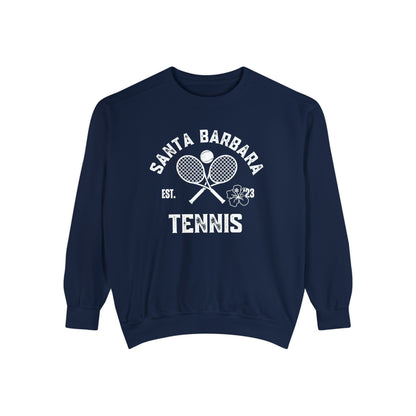 Santa Barbara Tennis - Crew - Comfort Colors - Unisex Garment-Dyed Sweatshirt