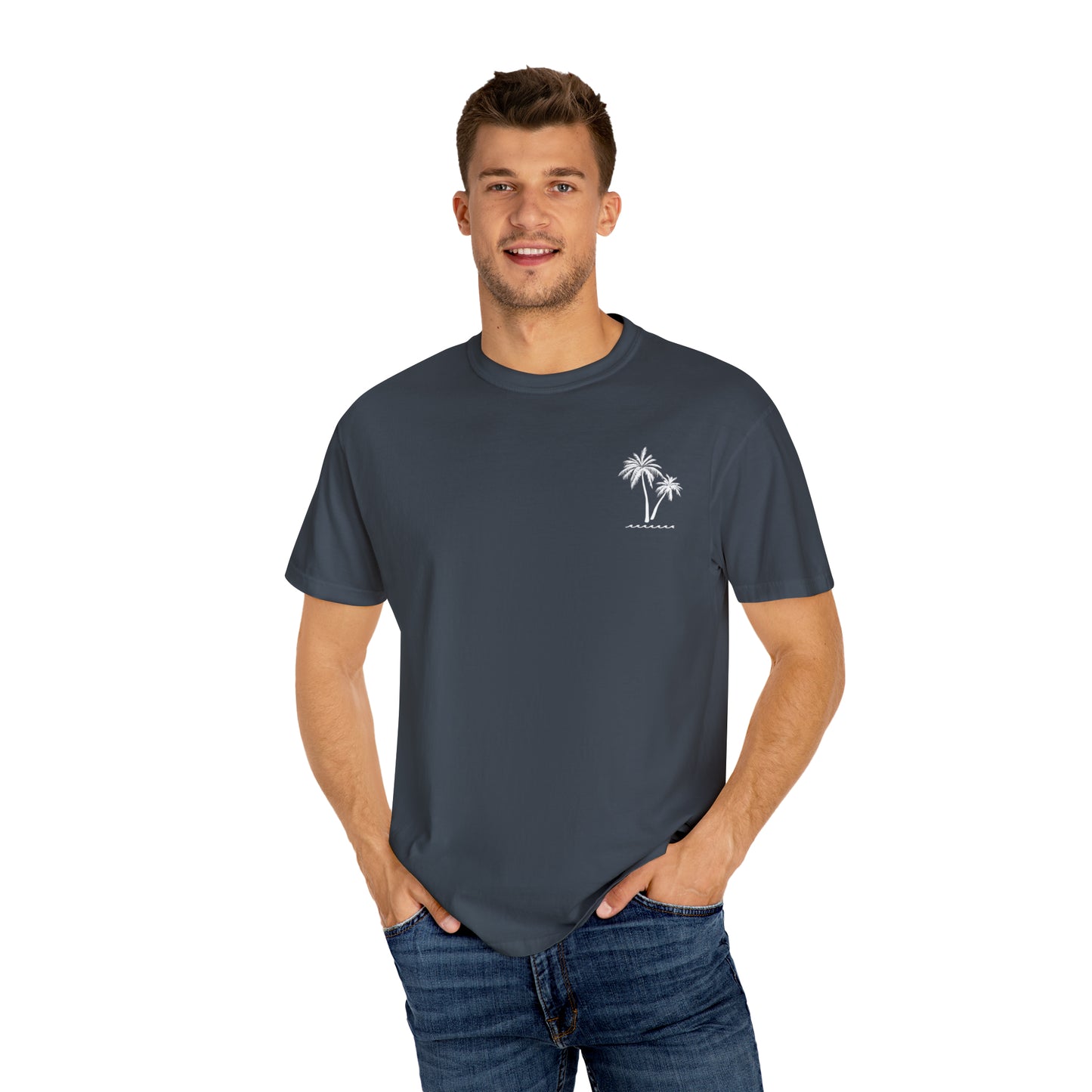 Foster Family T-shirts - Unisex Garment-Dyed T-shirt, Beachy Comfort Colors