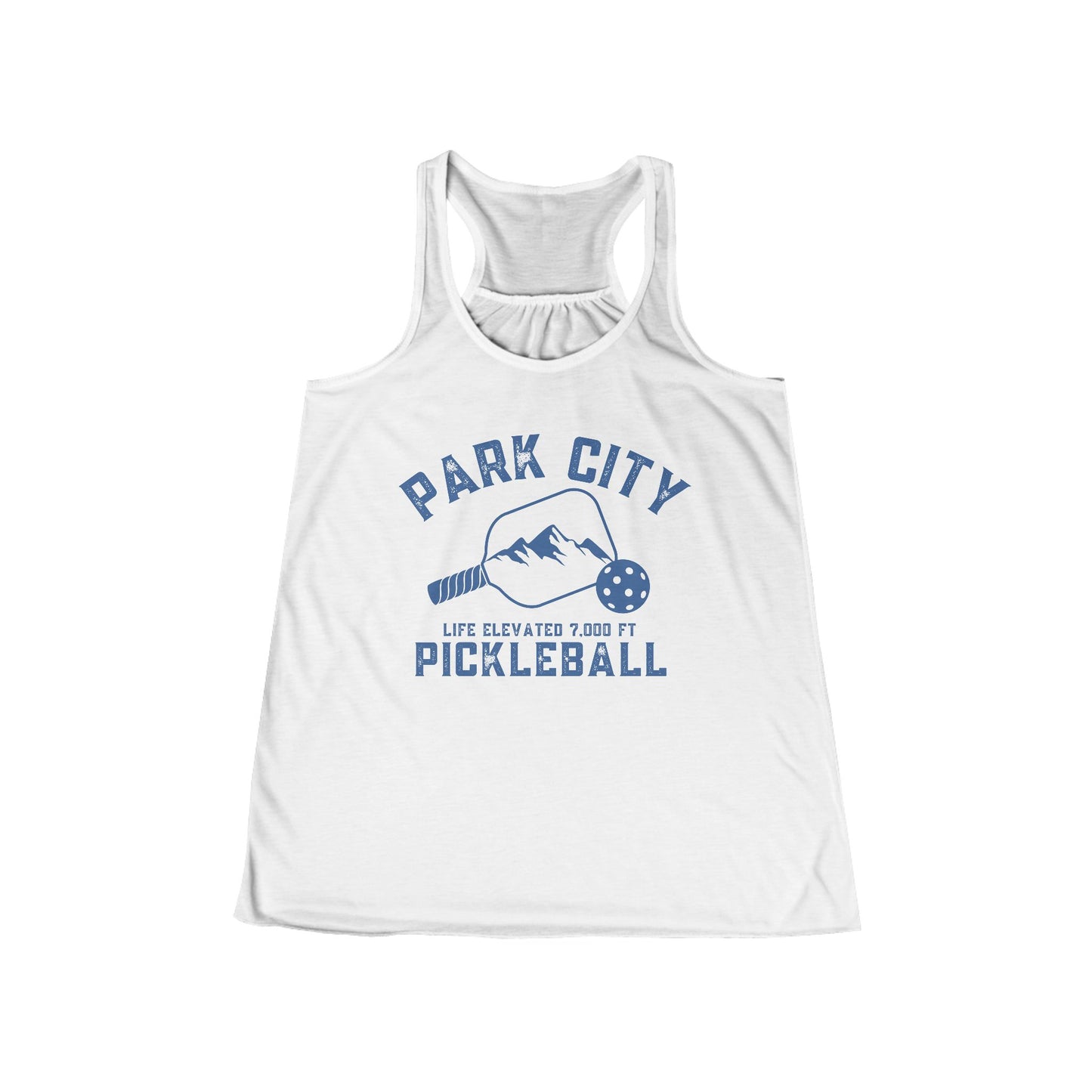 Donna Park City Pickleball - Women's Flowy Racerback Tank
