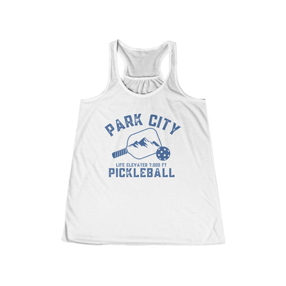Donna Park City Pickleball - Women's Flowy Racerback Tank