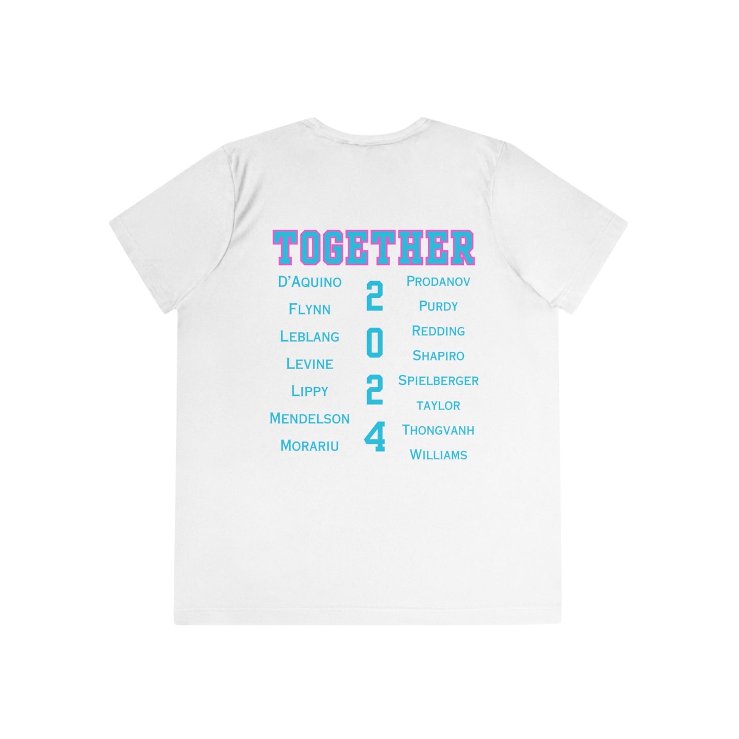 BOCA NPL ‘24 Champions - SPF 40 Ladies Performance T- player’s names on back