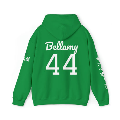 OKC Punishers Hoodie w/ Stars Green Letters - customize sleeve & back