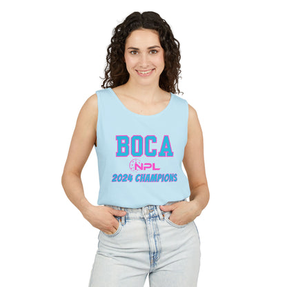 BOCA NPL ‘24 Champions - Unisex Garment-Dyed Tank Top