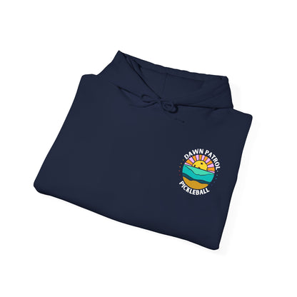 Dawn Patrol Hoodie (same logo front & back) - Santa Barbara sleeve