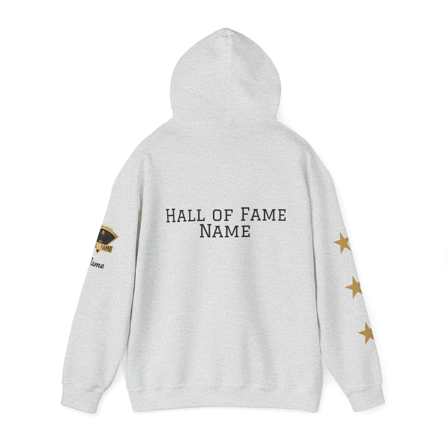 Pickleball Hall of Fame - Hoodie - Customize Hall of Fame Name, or no name