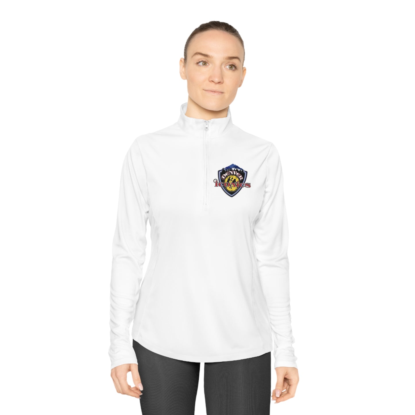 Denver Iconics NPL Team - Ladies Quarter-Zip, Moisture Wicking, SPF 40 (customize your name)