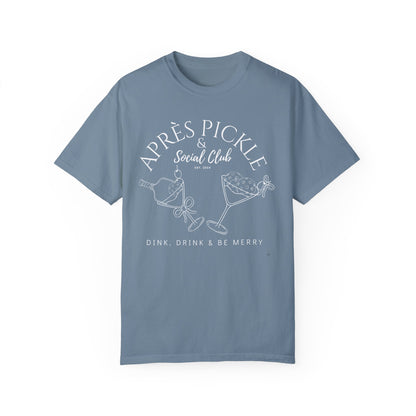 APRES Pickle & Social Club Unisex Garment-Dyed T-shirt