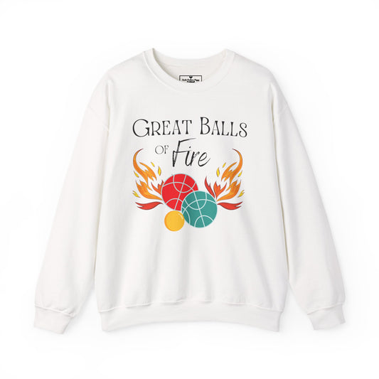 Great Balls of Fire Unisex Crew - No wording on sleeve