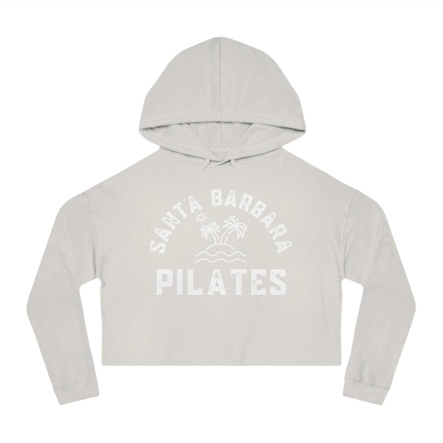 Santa Barbara Pilates Women’s Cropped Hooded Sweatshirt