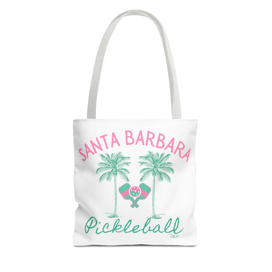 Palm Trees - Santa Barbara Pickleball Bag- (can customize back)