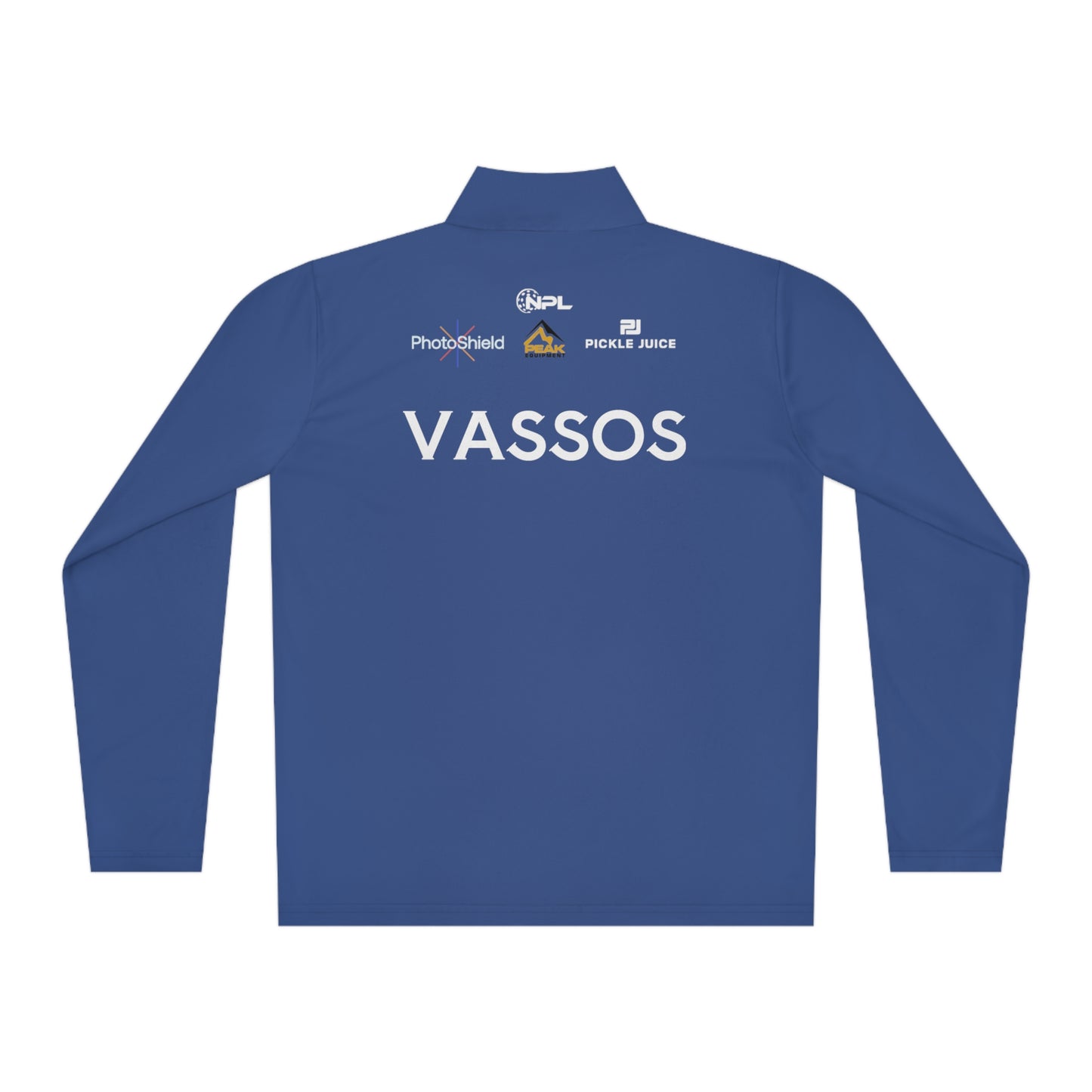 Vassos sponsor Men’s Princeton Bruisers - NPL Team - Unisex Quarter-Zip, Moisture Wicking, SPF 40