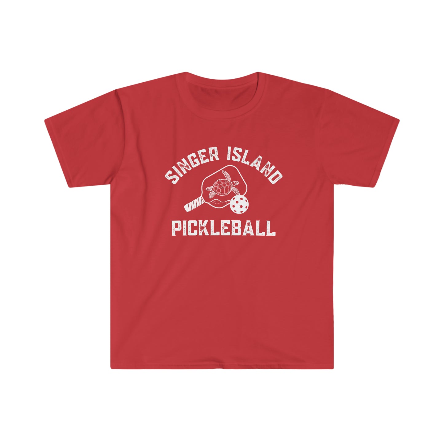 Singer Island Pickleball - Unisex Softstyle T-Shirt