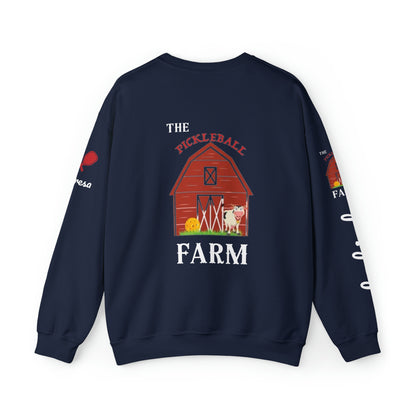 Pickleball Farm Crews - The Farm on front - Customize Sleeve, add in notes