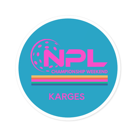 Copy of Copy of NPL Round Stickers, Indoor\Outdoor - Can Customize Name FREE