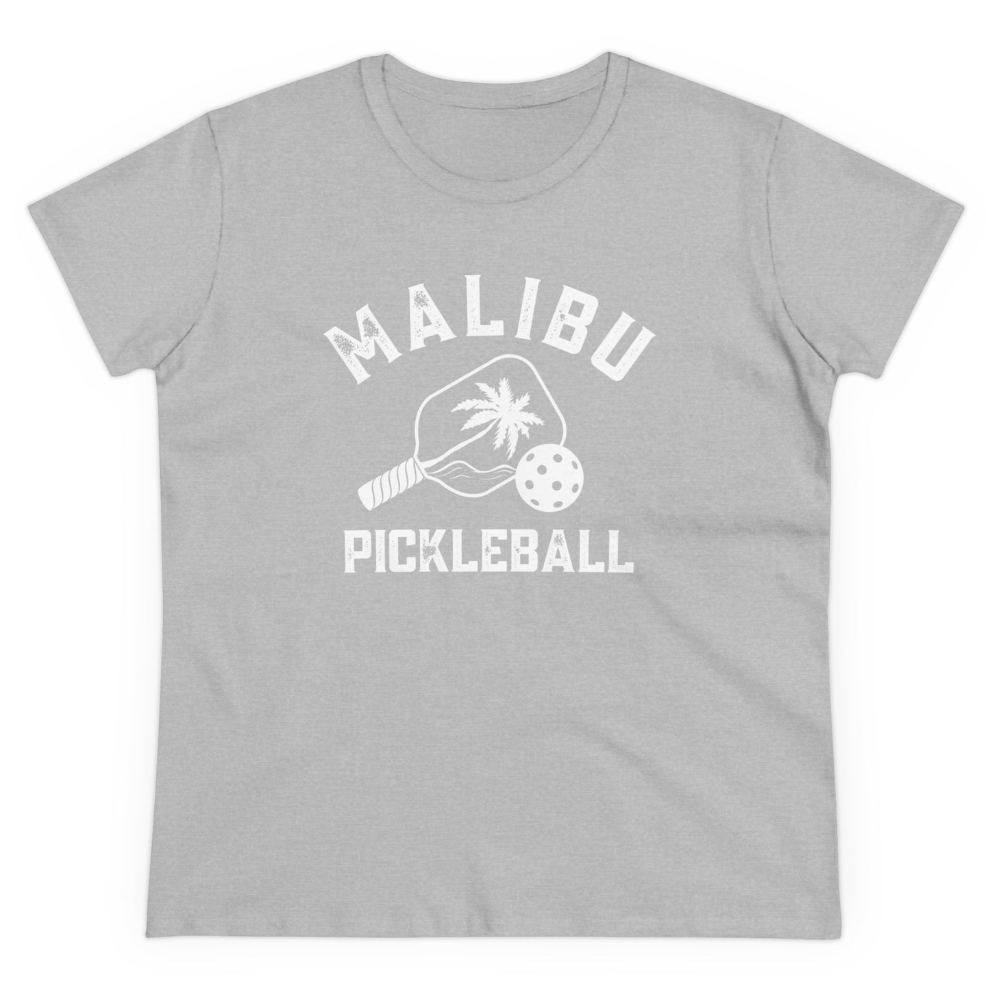 Malibu Pickleball Women's Midweight Cotton Tee