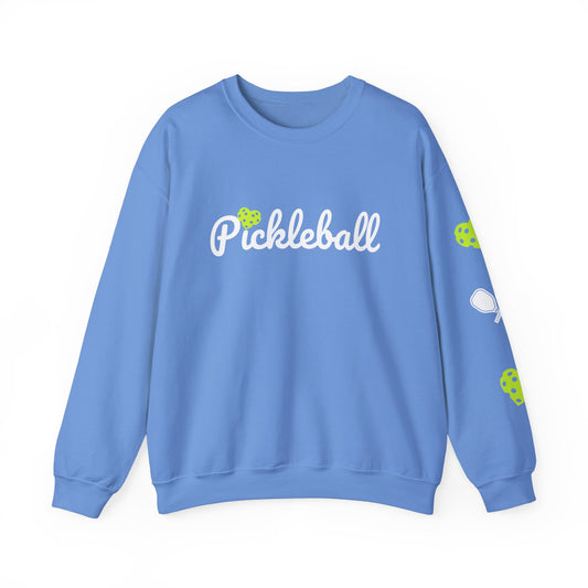 Pickleball Script  heart - Unisex Heavy Blend™ Crew