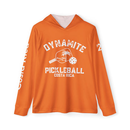Pura Vida Dynamite Pickleball Moisture Wicking SPF 50 Unisex Sports Hoodie - customize sleeves and back