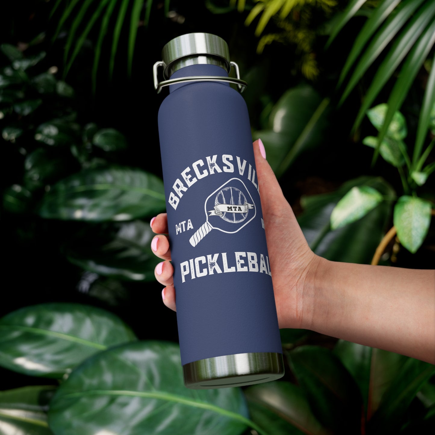 BRECKSVILLE PICKLEBALL - Copper Vacuum Insulated Bottle, 22oz