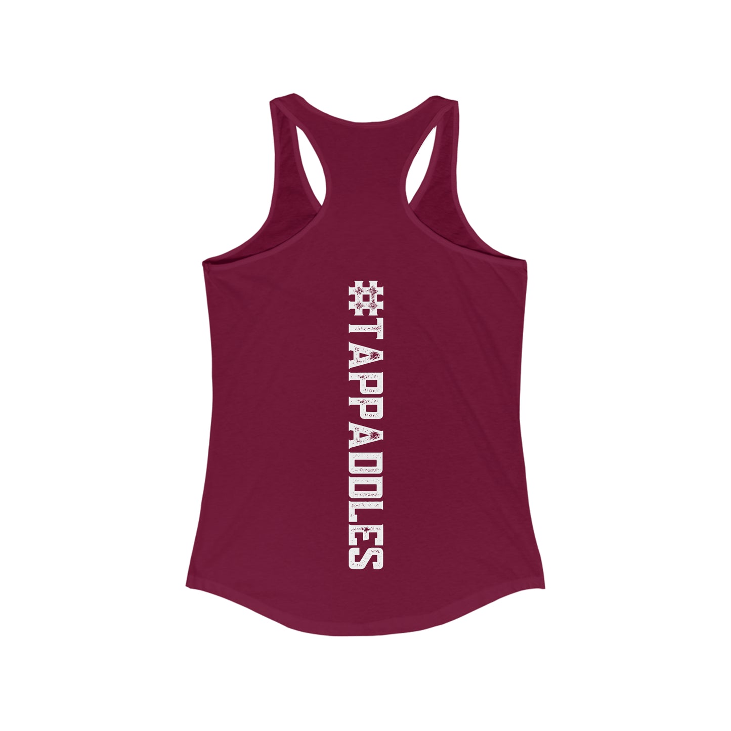 Kara LOVE - #tappaddles - Women's Ideal Racerback Tank