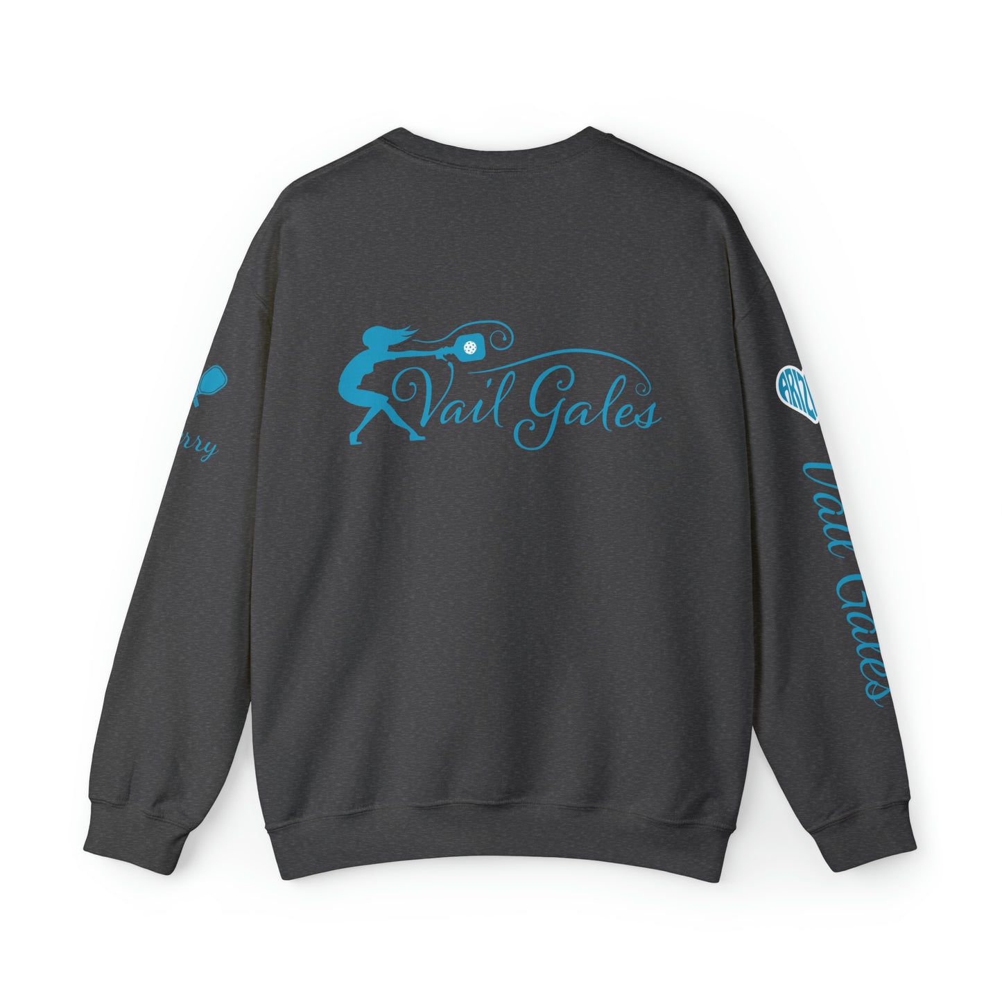 Vail Gales Pickleball Script Crew Sweatshirt - Customized