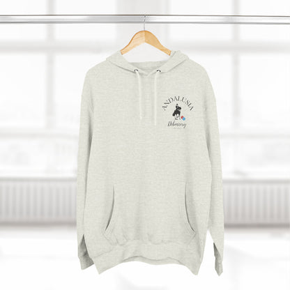 Andalusia Deboccery 80% cotton/20% poly plush - Lane 7 Three-Panel Fleece Hoodie