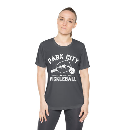 Park City Pickleball - SPF 40, Moisture Wicking - Ladies Competitor Tee