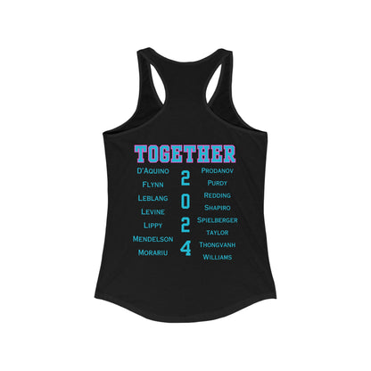 BOCA NPL ‘24 Champions - Women's Ideal Racerback Tank, Player’s names on back