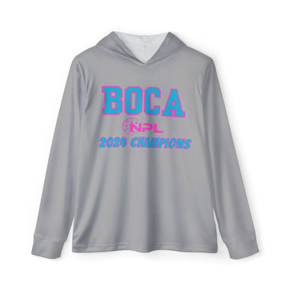 BOCA NPL Champs ‘24 - Unisex SPF 50 Sports Warmup Hoodie