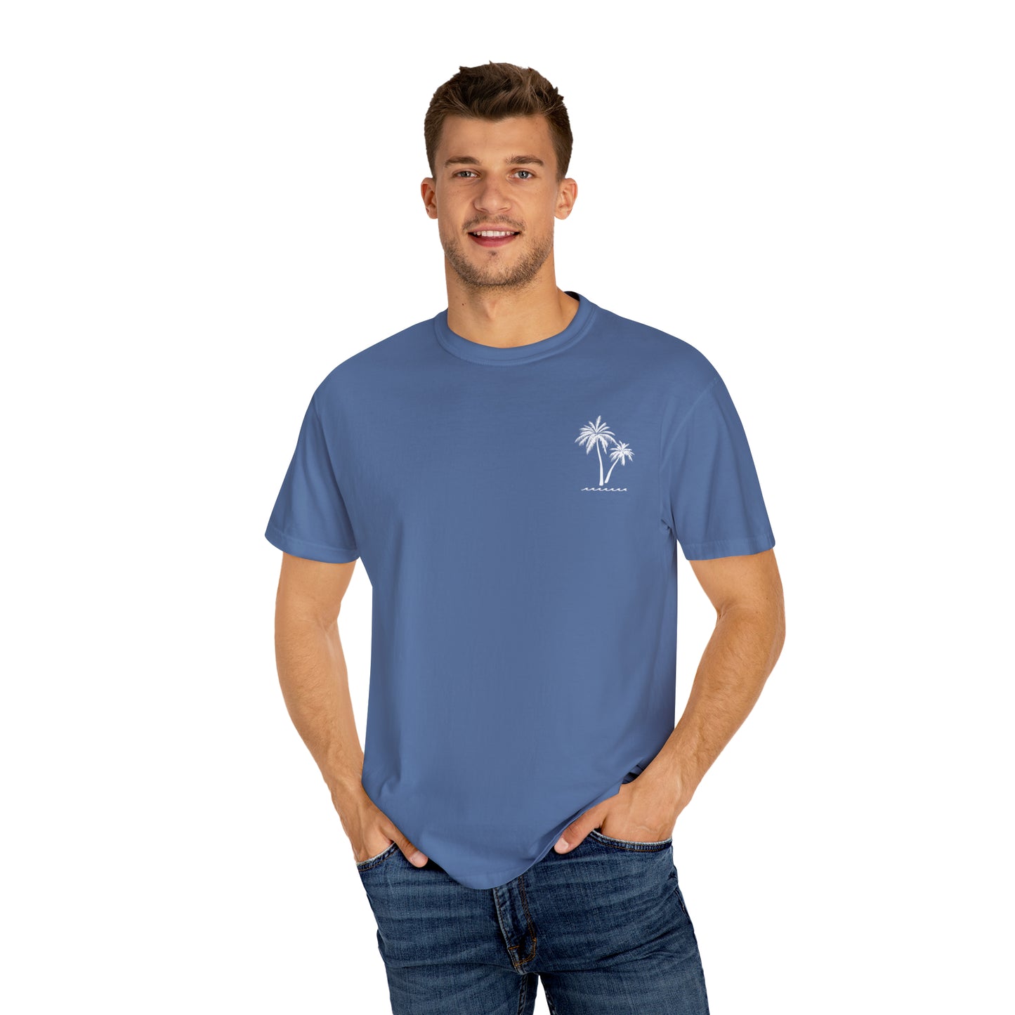 Foster Family T-shirts - Unisex Garment-Dyed T-shirt, Beachy Comfort Colors