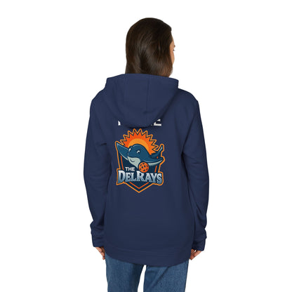 The Del Reys ADIDAS Unisex Fleece Hoodie 60% cotton/40% poly - add name