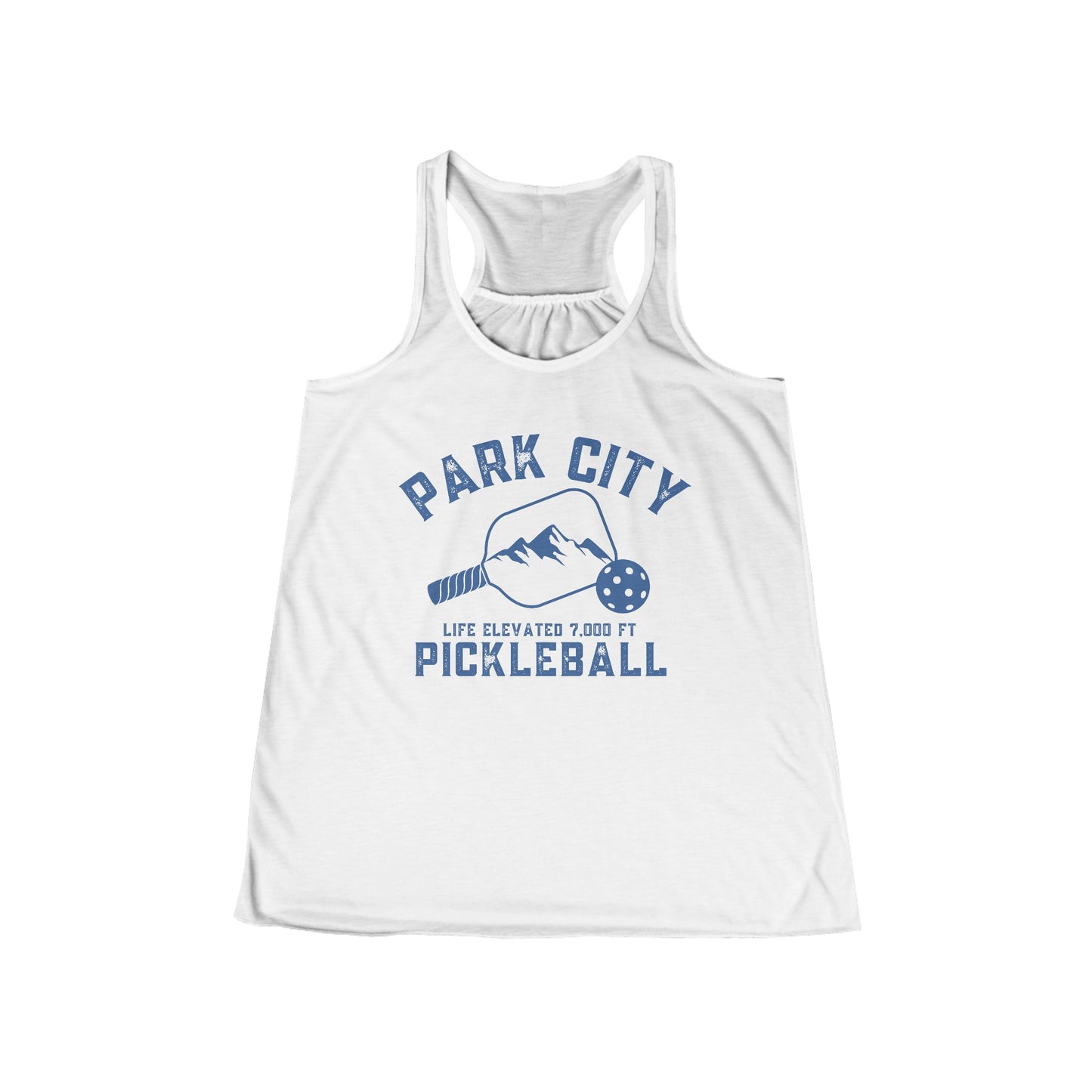 Park City Pickleball - Women's Flowy Racerback Tank